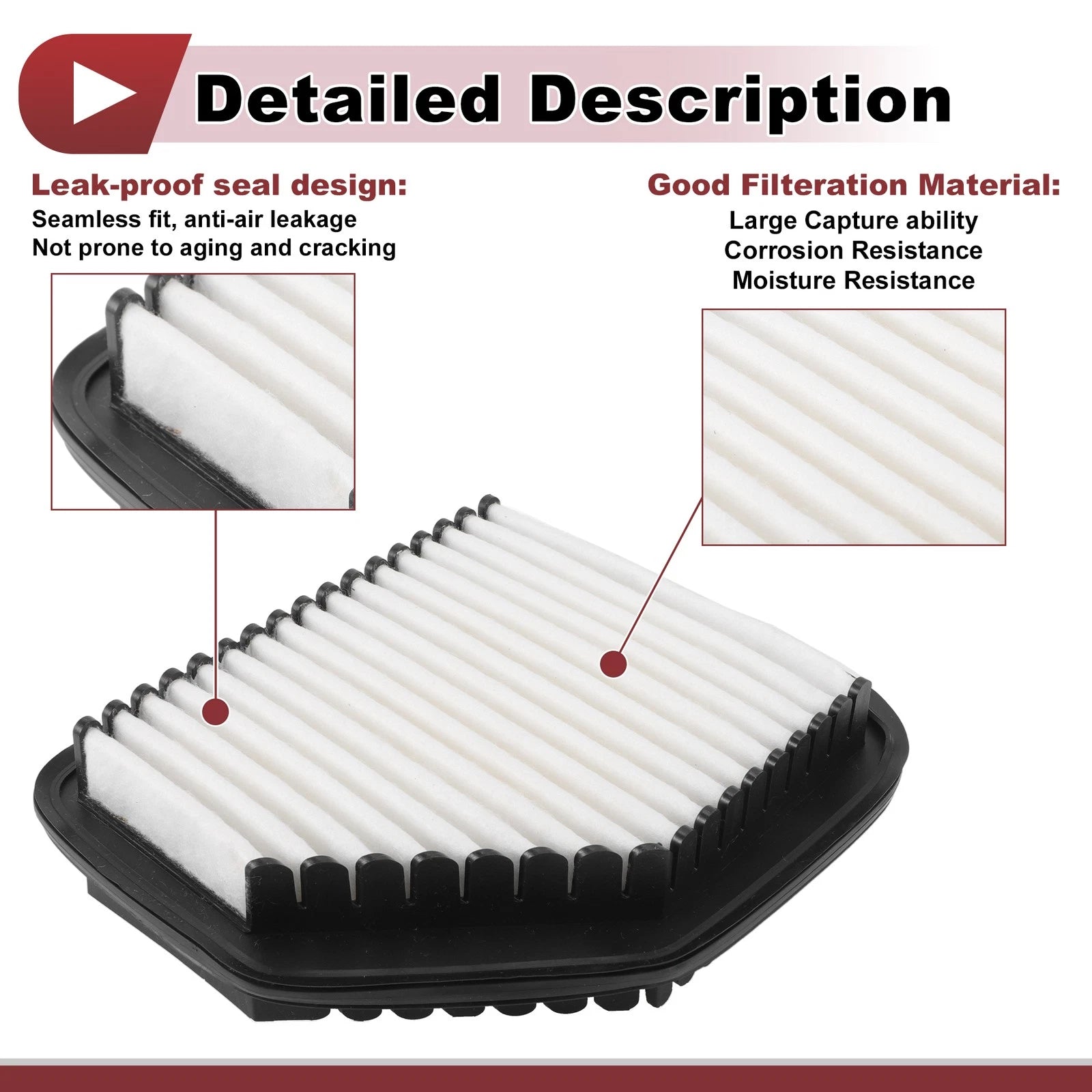Engine Air Filter Replacement for Mazda DG17V 2014–2021 Long Life