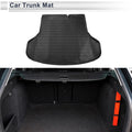 Cargo Liner Rear Trunk Mat for Nissan Sentra (2014–2019) TPE Long Grid Pattern