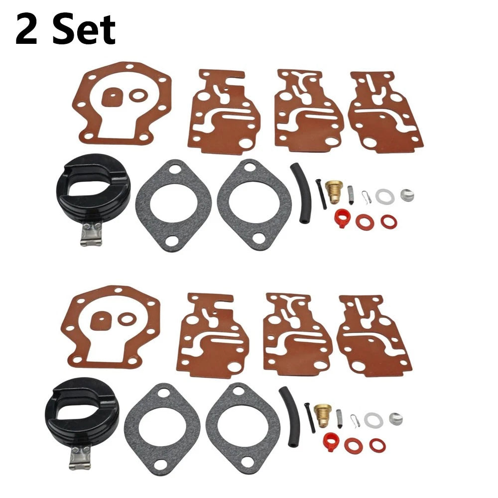 2X Carburetor Repair Kit for Johnson Evinrude 6-20 HP Engine 0439073