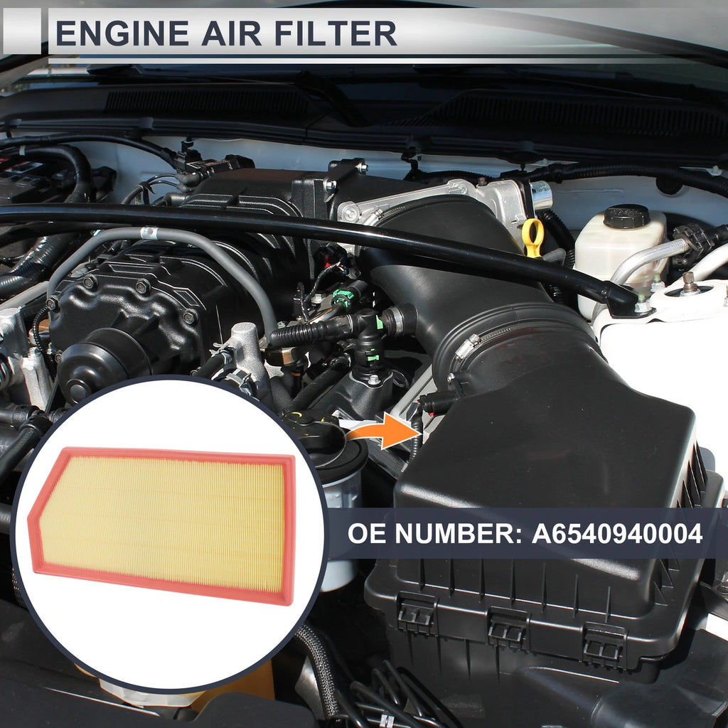Engine Air Filter Replacement for Mercedes-Benz GLE450 4Matic (2020–2025)