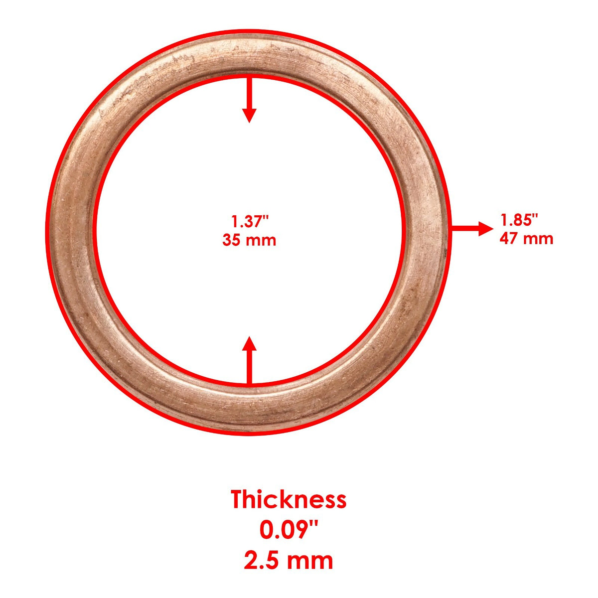 Exhaust Pipe Holder Gasket for Kawasaki W650 EJ650A (2000–2002)