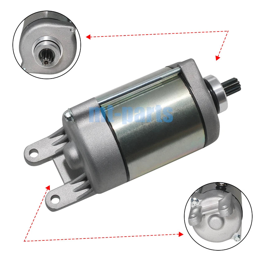 Starter Motor Assembly for SYM ATV Quad Lander 250 (2005–2010) / 300S (2006–2014) / 300SL (2008)