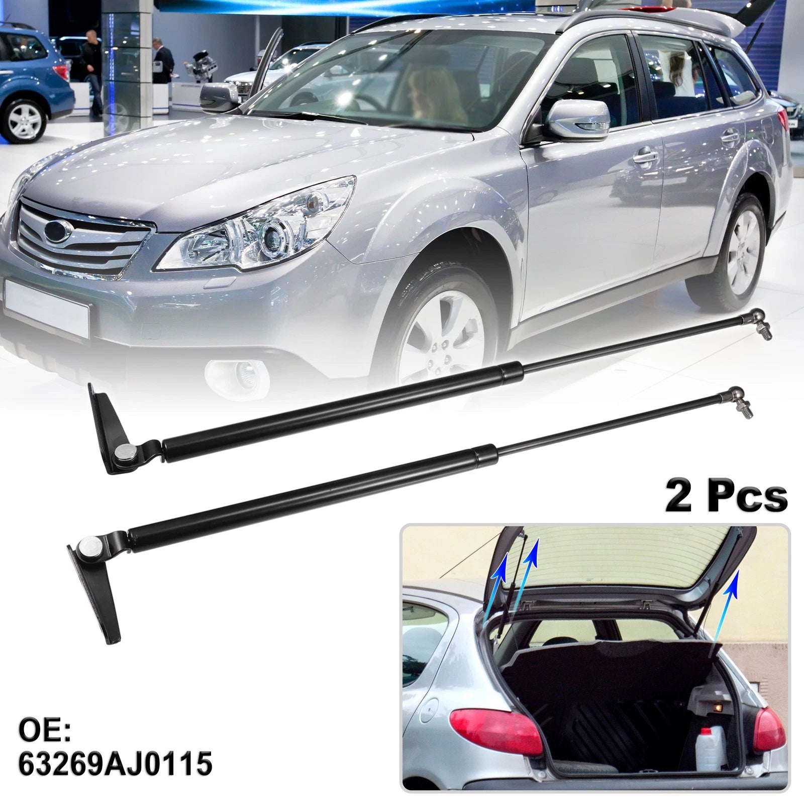 Lift Supports Rear Hatch Replacement Struts for Subaru Outback (2010–2014)