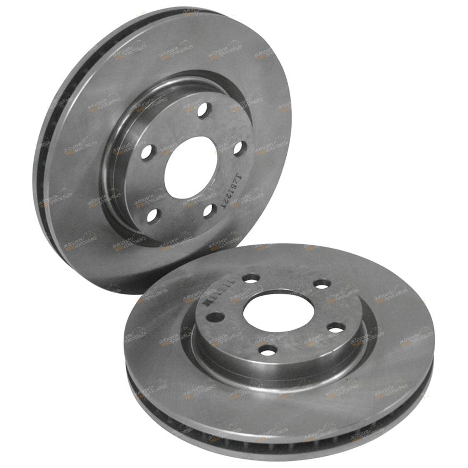 2 Front Disc Brake Rotors for Holden Commodore VE V6 (2006–Present)
