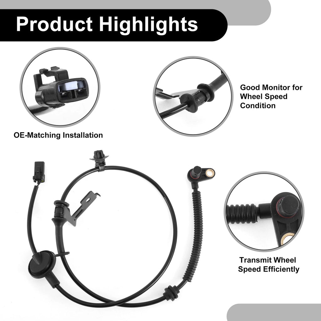 ABS Wheel Speed Sensor No. 95680-1R100 for Hyundai Accent (2013–2017)