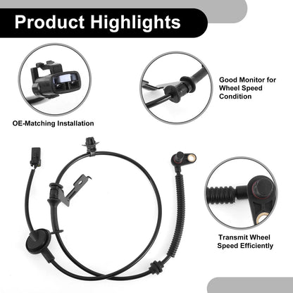 ABS Wheel Speed Sensor No. 95680-1R100 for Hyundai Accent (2013–2017)
