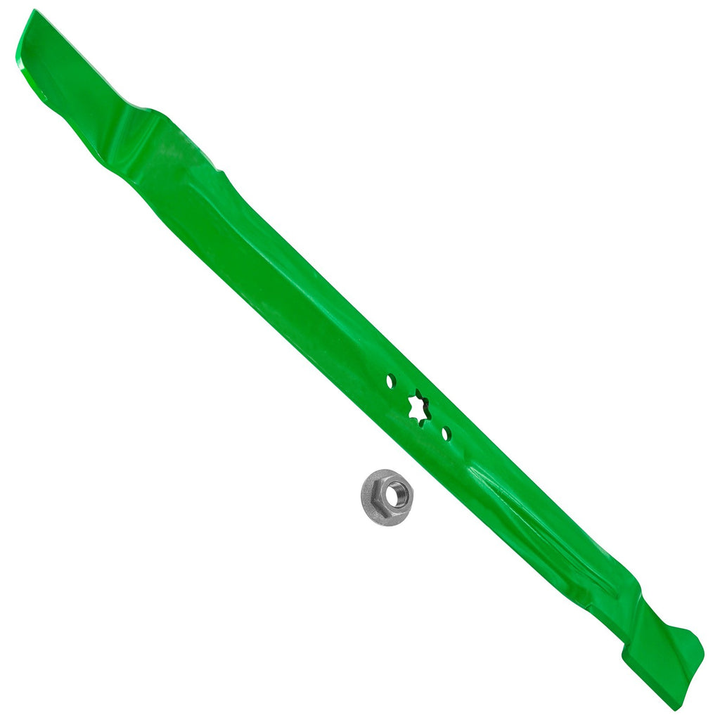 Deck Blade 30 Inch Replacement with Nut for Troy-Bilt TB30 TB30R (2000–2016)
