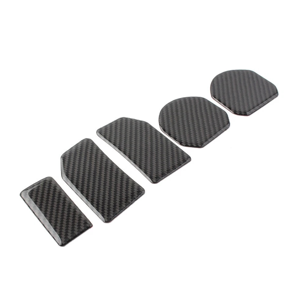 5 Pcs Water Cup Holder Mat Cover Trim for Jeep Wrangler JL (2018–2022)