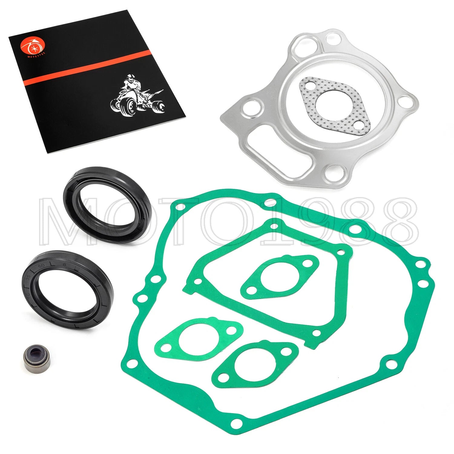Top End Piston & Ring Gasket Seal for Yamaha Golf Cart G16 G20 (1996–2002)