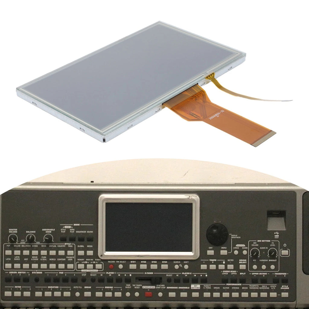 Complete LCD and Touch Screen Glass Solution for KORG PA600 PA900 Keyboards
