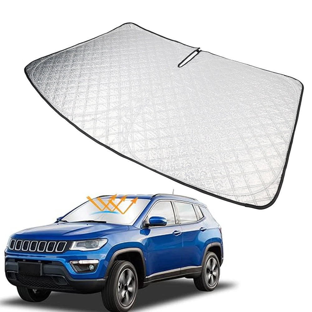 Foldable Windshield Sun Shade for Jeep Compass (2017–2024)