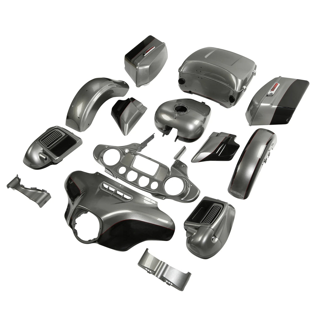 Fairing Bodywork for Harley Electra Glide (2014–2023) Billet Silver/Vivid Black