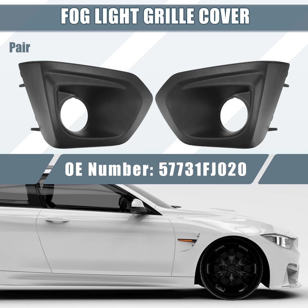 Fog Light Grille Cover Trim Pair Left Right for Subaru (2005–2017)