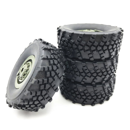 2 Pair Rubber Wheel Tire Replacement for WPL B-36 (2016–2023)
