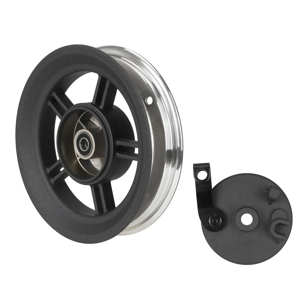 Set of 4 Wheel Hub and Drum Brake Covers for Scooter (5Plus Compatible)