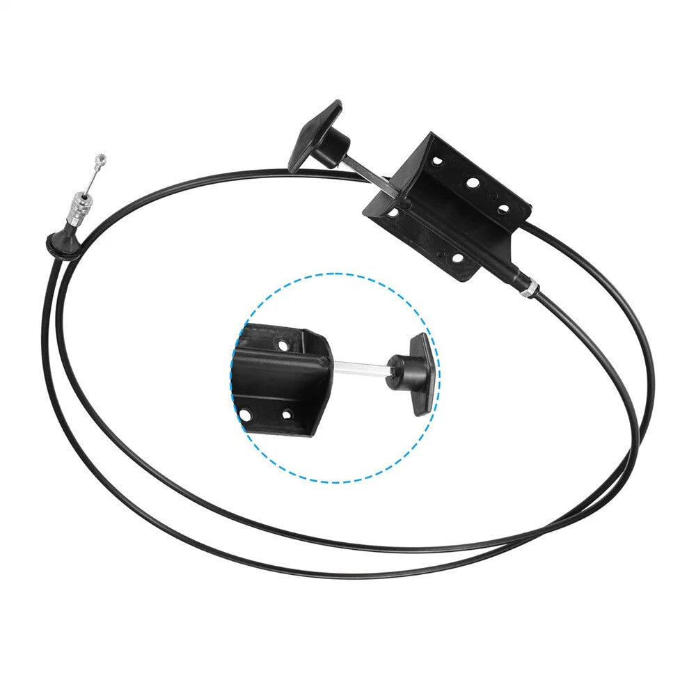 Hood Latch Lock Control Cable for Dodge D150 D250 W150 W100 (1981–1993)