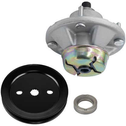 Spindle Assembly with Pulley Front for John Deere X360 X500 X520 (2005–2019)