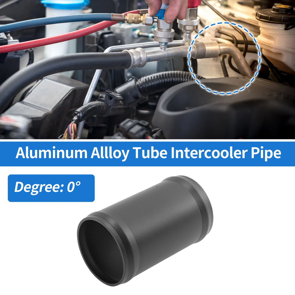 Intercooler Pipe 1.77" OD 3" Length Black for Universal Applications