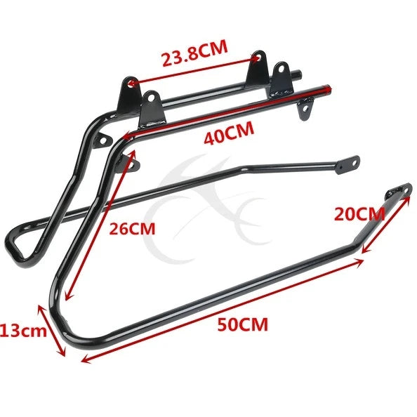 5" Stretched Hard Saddle Bags Conversion Bracket for Harley Softail (1984–2017)