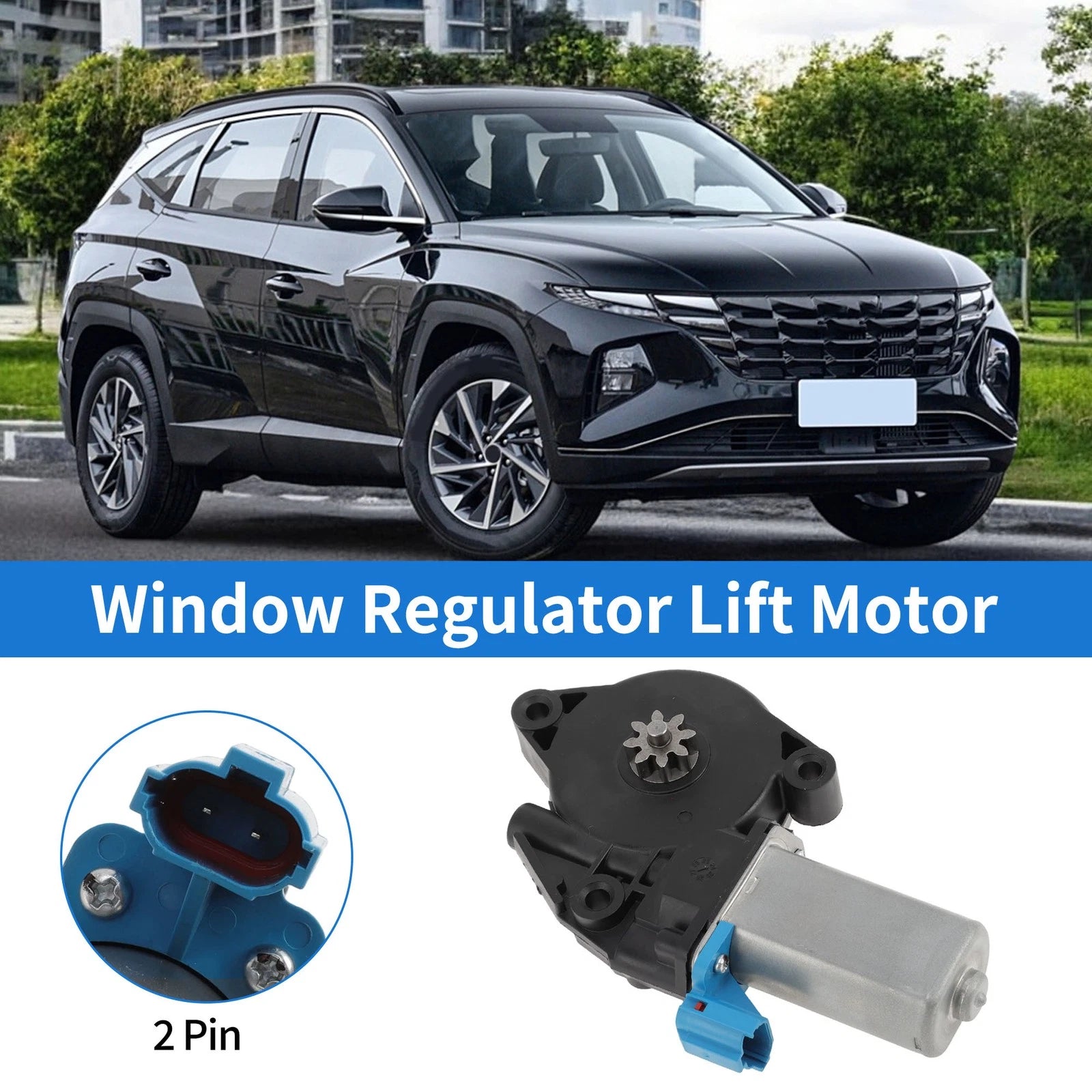 Power Window Regulator Lift Motor for Hyundai Tucson (2005–2009)