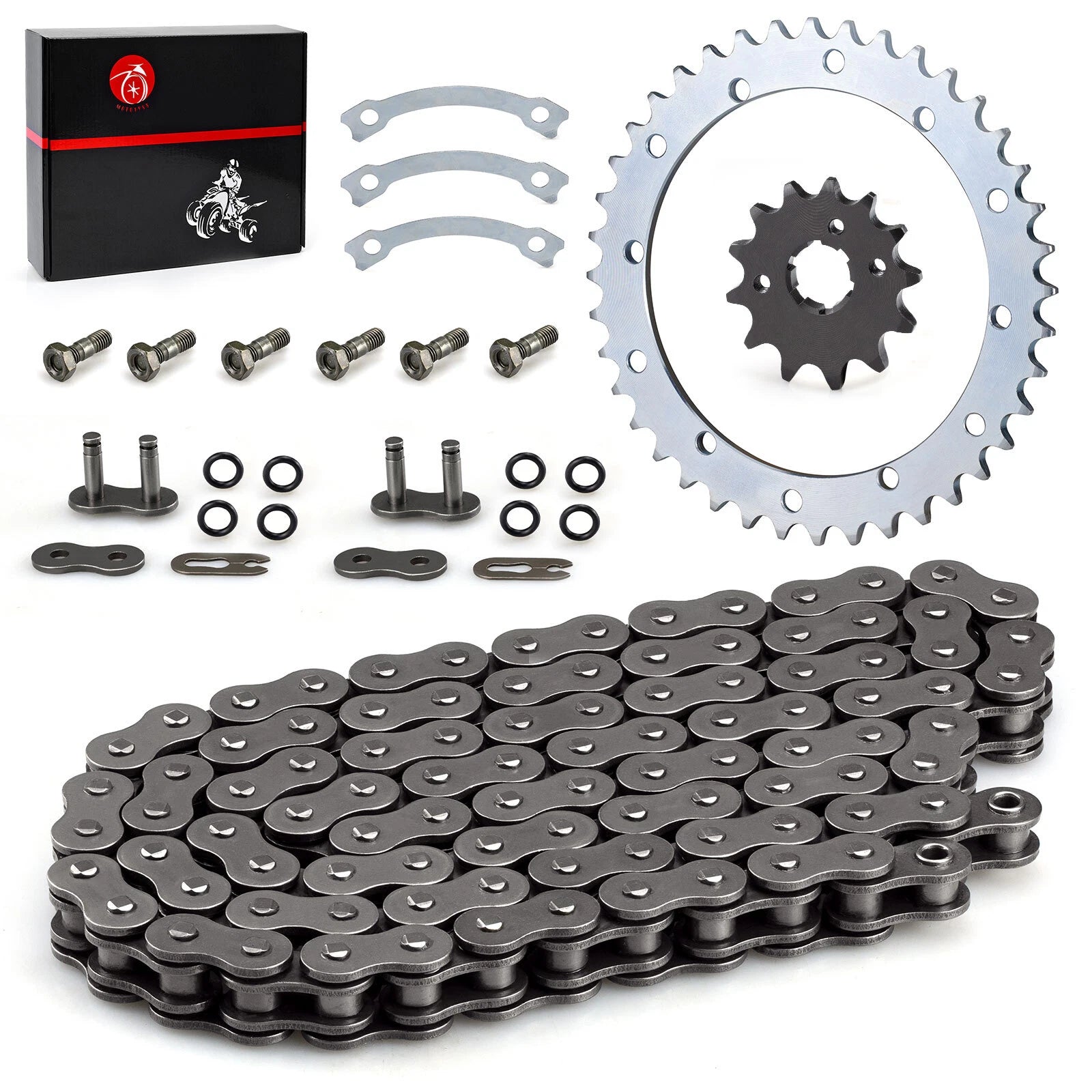 O-Ring Drive Chain & Sprocket Kit for Yamaha Warrior YFM350X (1989–2004)