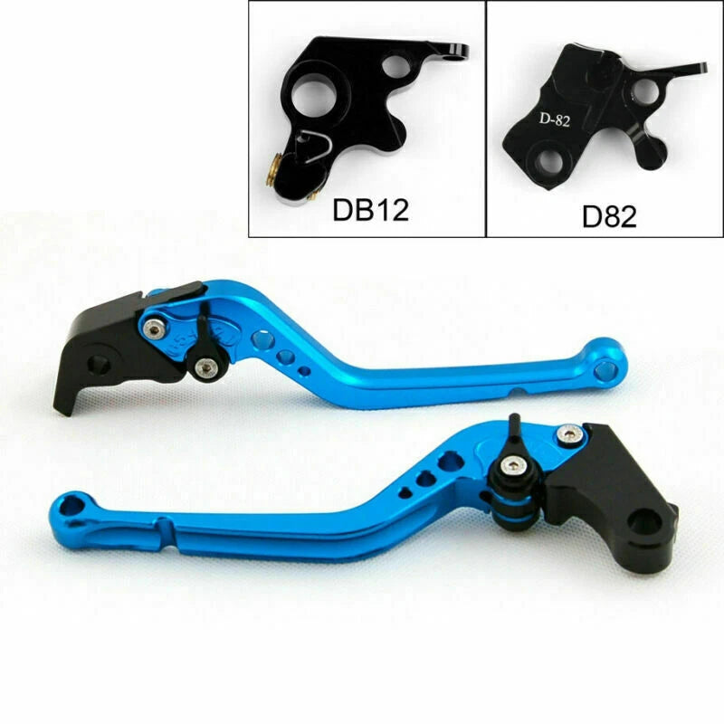 Long Brake Clutch Levers for Ducati Scrambler (2015–2016) Blue T9