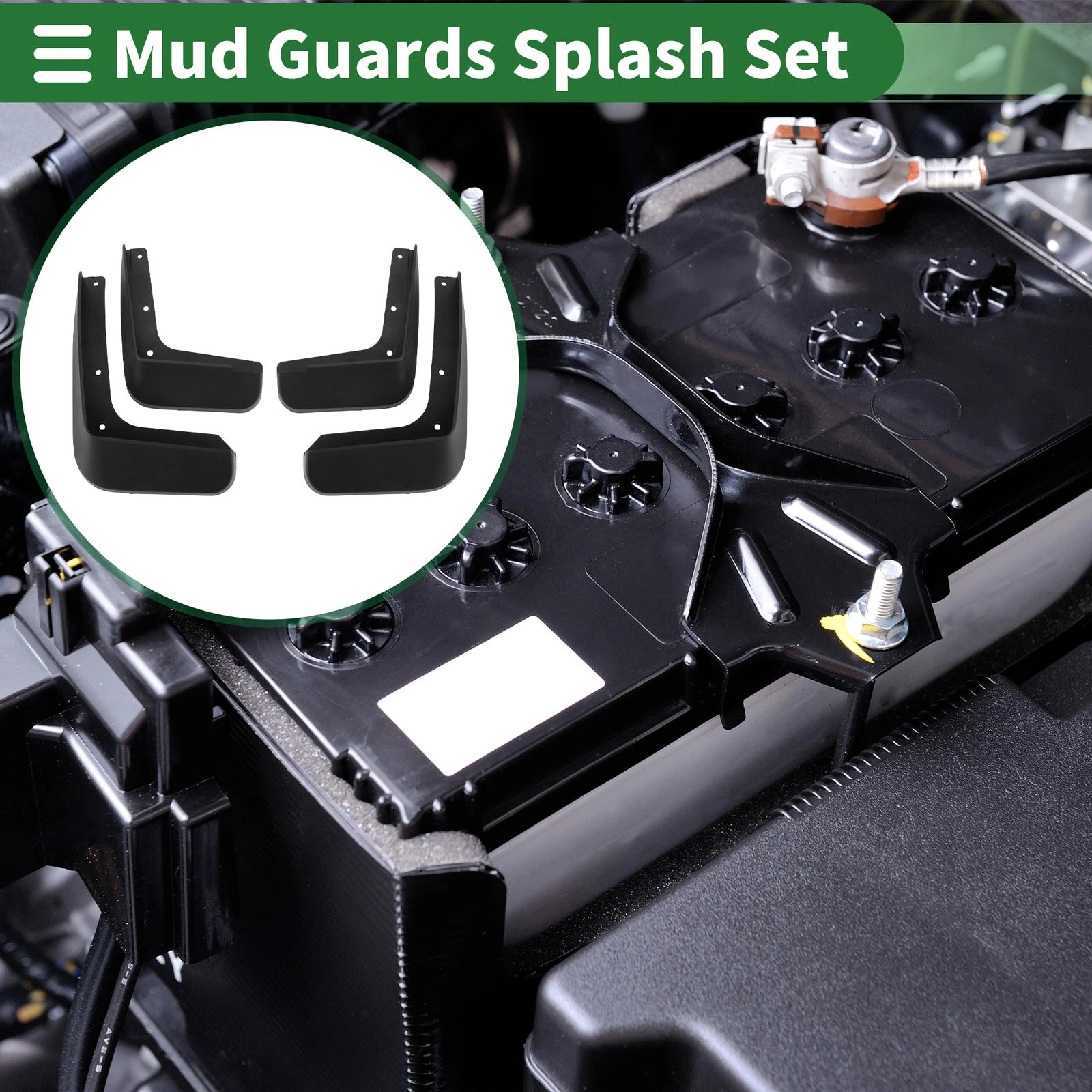 Mud Flaps Splash Guards Front Rear for Hyundai IX25 2020-2021 with Mount