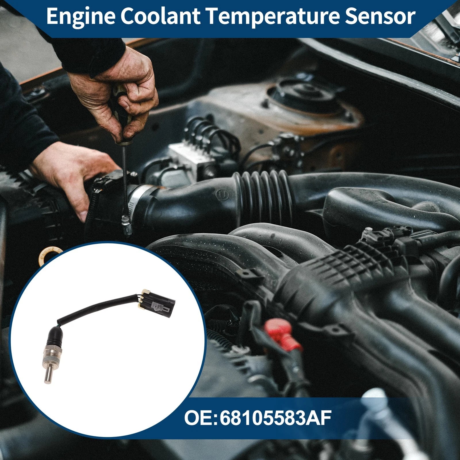 Engine Coolant Temperature Sensor Replacement for Dodge Journey (2008–2011)