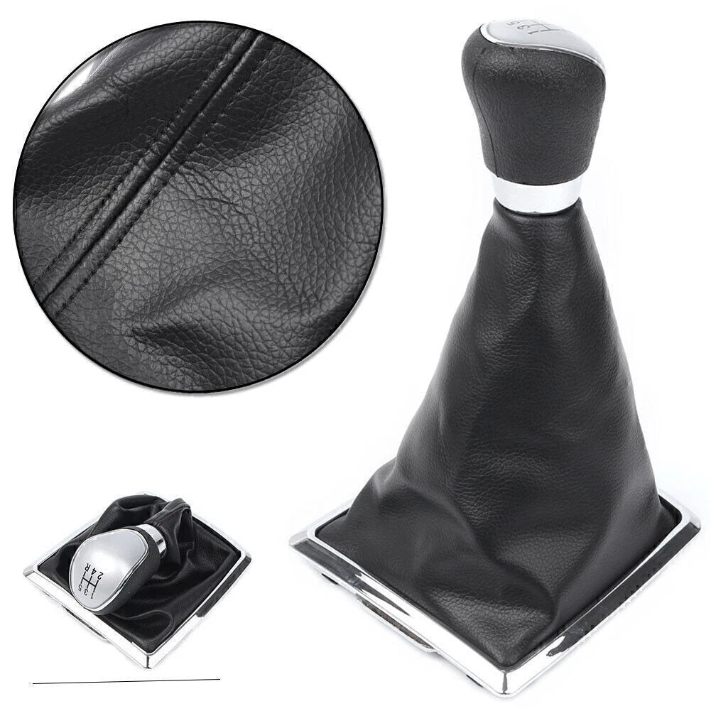 5 Speed Car Gear Shift Knob Gaiter Boot Cover For Ford Focus 2005-2008 2010-2012