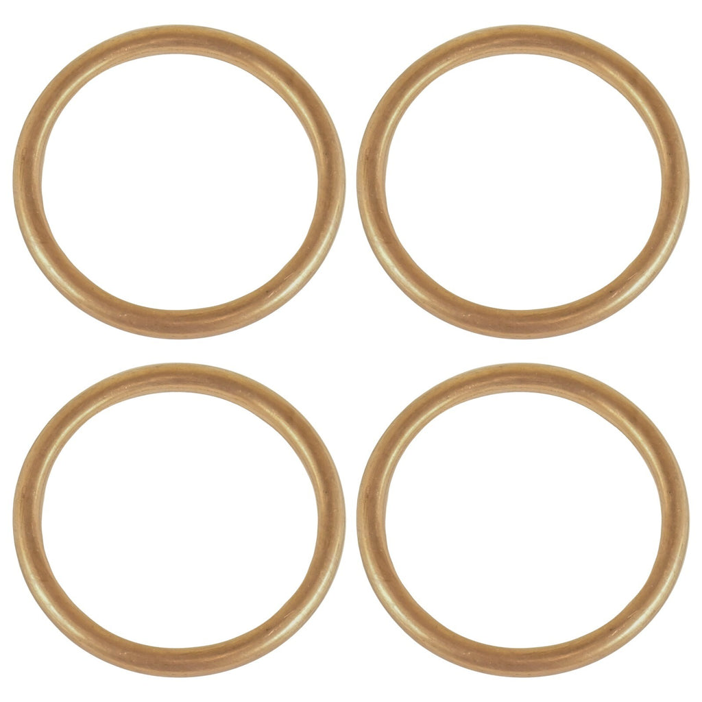 4 Pack Exhaust Pipe Gaskets for Honda CBR600F CBR600F2 CBR600F4 (1987–2006)