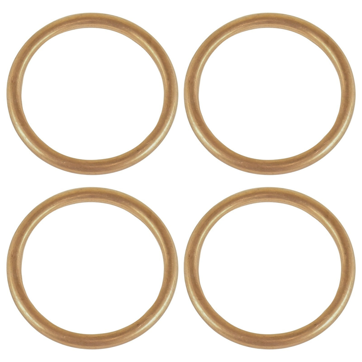 4 Pack Exhaust Pipe Gaskets for Honda CBR600F CBR600F2 CBR600F4 (1987–2006)