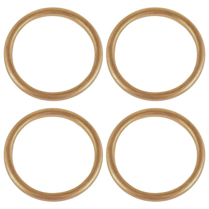 4 Pack Exhaust Pipe Gaskets for Honda CBR600F CBR600F2 CBR600F4 (1987–2006)