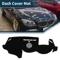 Dash Cover Mat Sun Protector for BMW 6 Series 2003–2010 Black