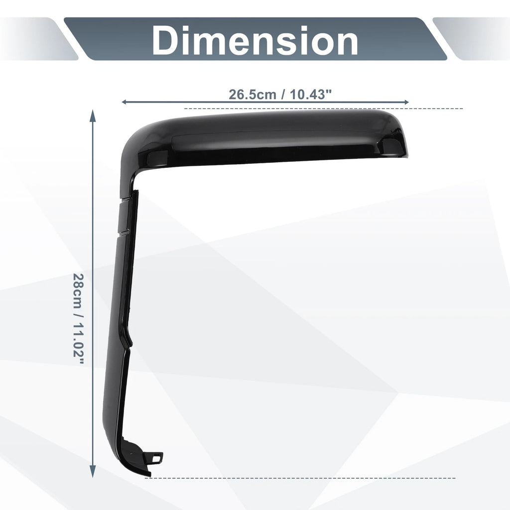 Rearview Mirror Cover Cap Gloss Black Replacement for Chevrolet Silverado (2014–2023)