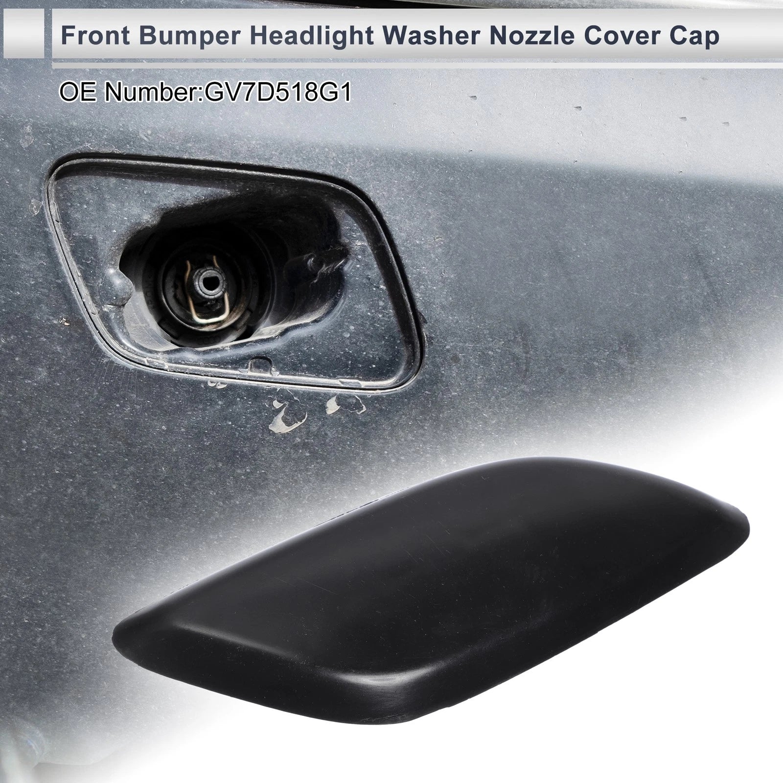 Headlight Washer Nozzle Cover Cap Front Right for Mazda 6 (2008–2012)