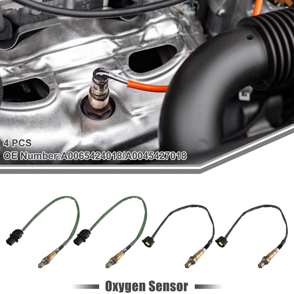 4 Pcs O2 Oxygen Sensor Upstream Downstream Replacement for Mercedes GL450 (2007–2012)