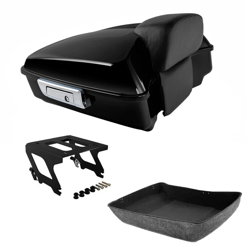 Chopped Trunk Backrest Pad for Harley Low Rider FXLRS (2018–2025)