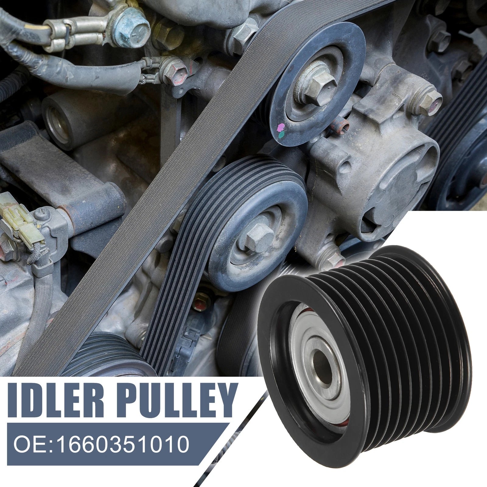Drive Belt Idler Pulley Replacement for Toyota and Lexus (2003–2010)