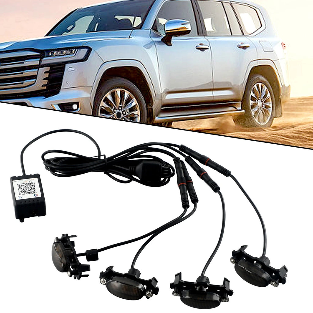 4X Grille Light Kit for - Low Power ABS Plastic