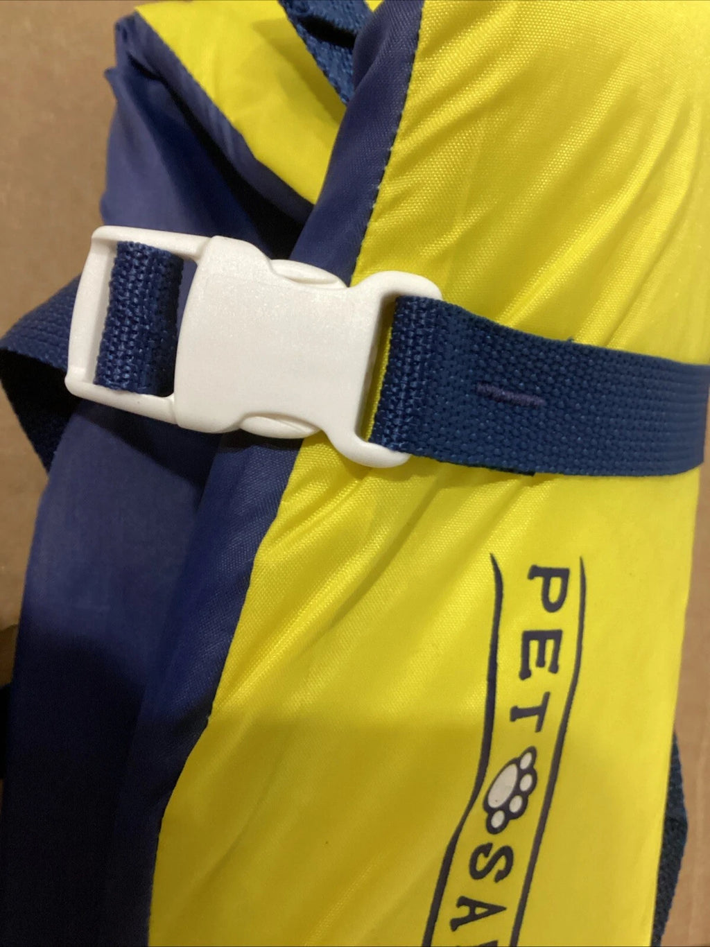 Pet Vest for Medium Dogs (6503-7348) - Adjustable Yellow & Blue