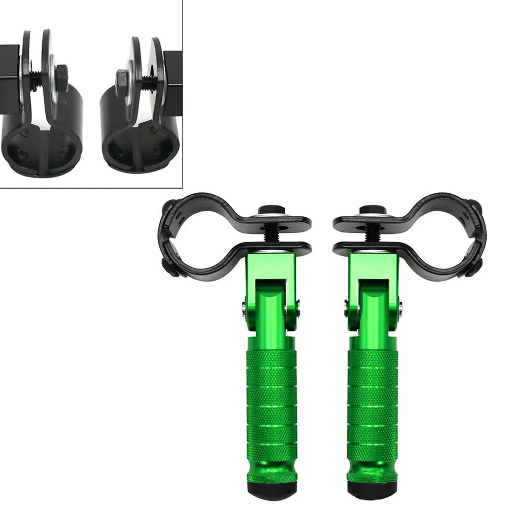 2X Universal Motorcycle Rearsets Footrest Pegs Pedal