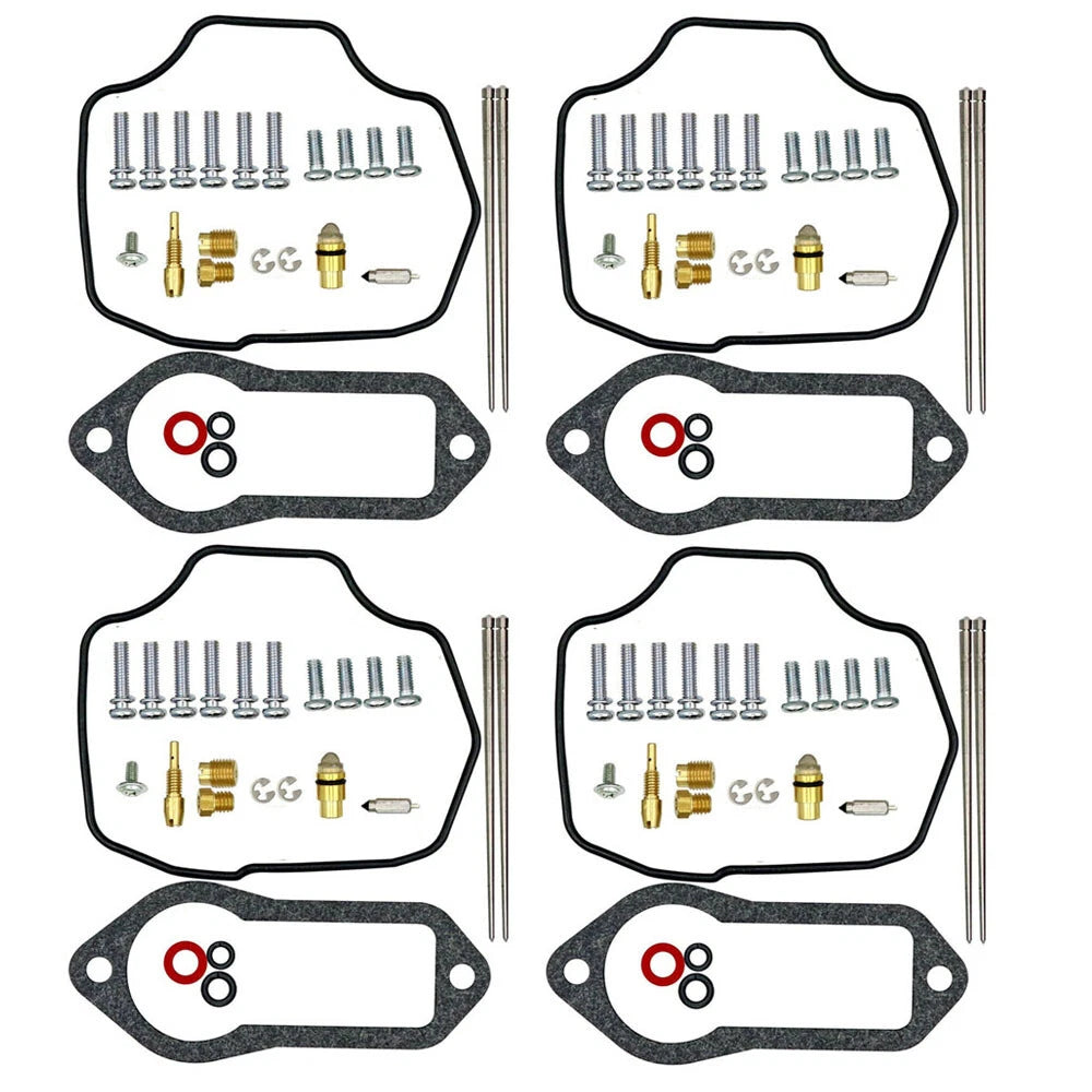 4X Carburetor Gasket Rebuild Repair Kit for Yamaha XT350 (1985–2000)