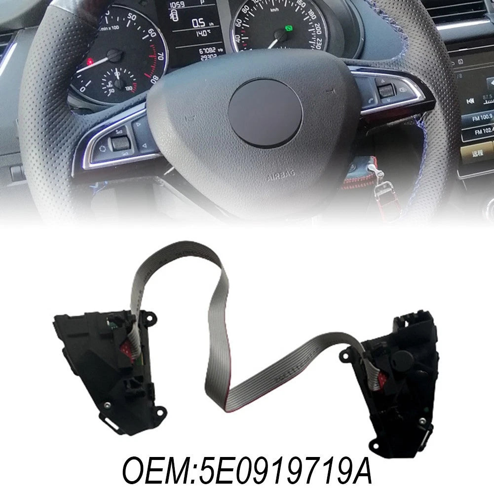 Cushioned Steering Wheel Multi Function Unit for Skoda 5L (2001–2010)