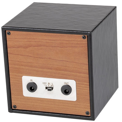 Automatic Electric Watch Winder for Vertical Display (Leather, Wood)