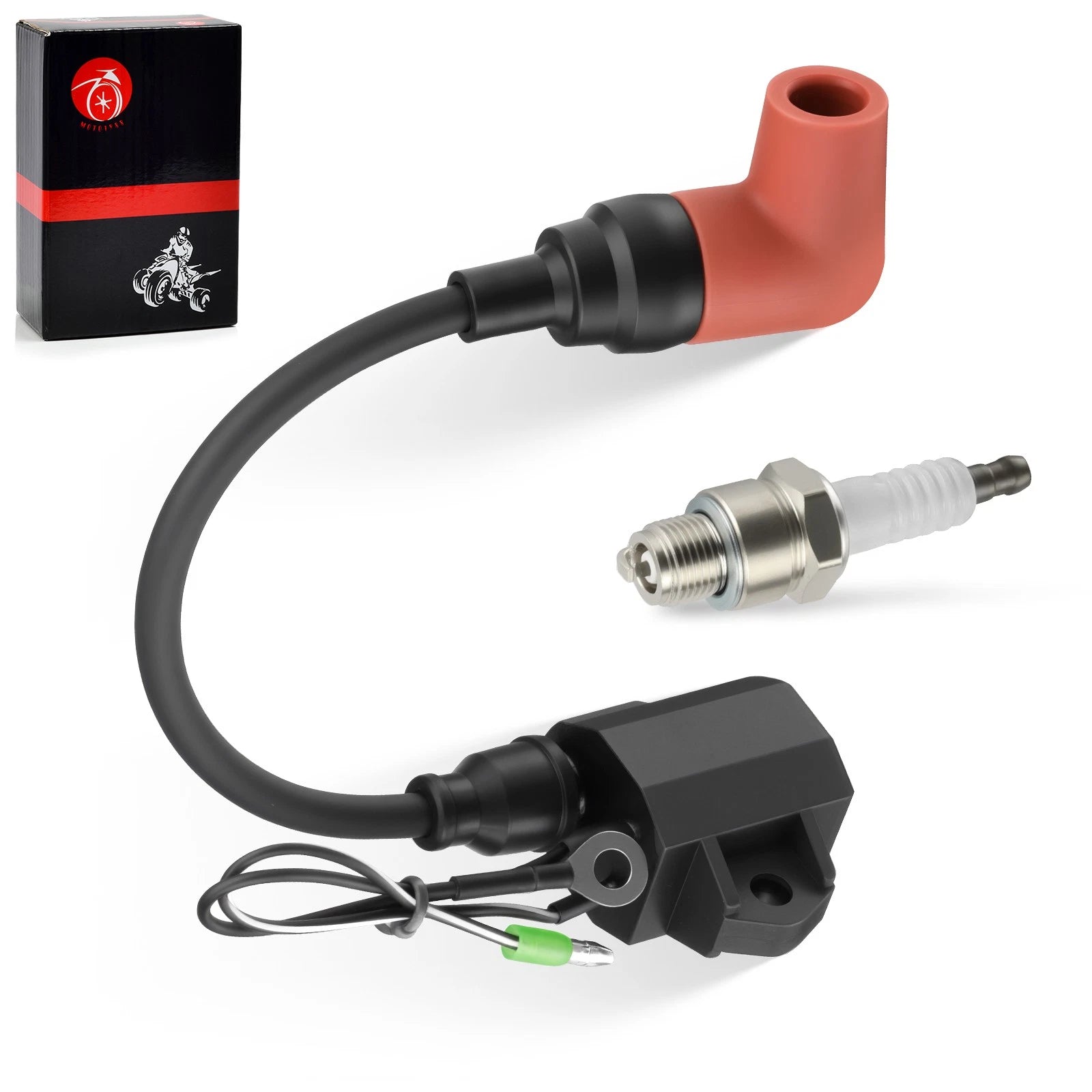 Ignition Coil for Yamaha Outboard C55 C60 C70 C75 C80A C90 (60-90 HP)