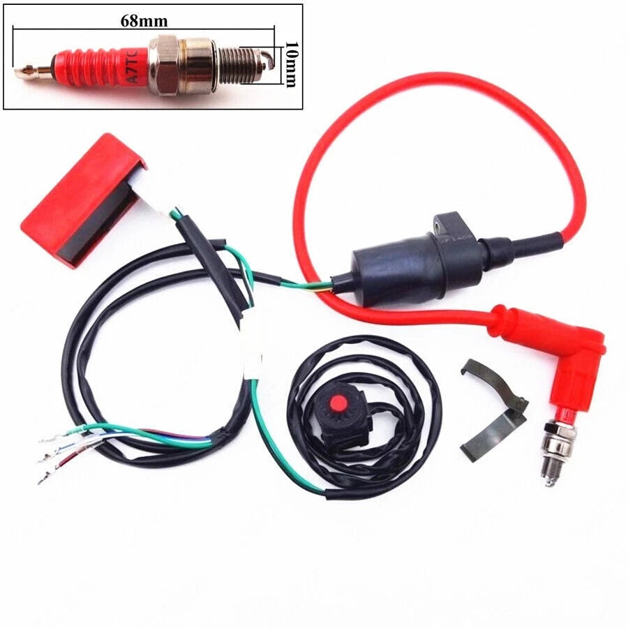 Wiring Harness Master Kill Switch CDI for ATV Pit Bike 110cc-150cc