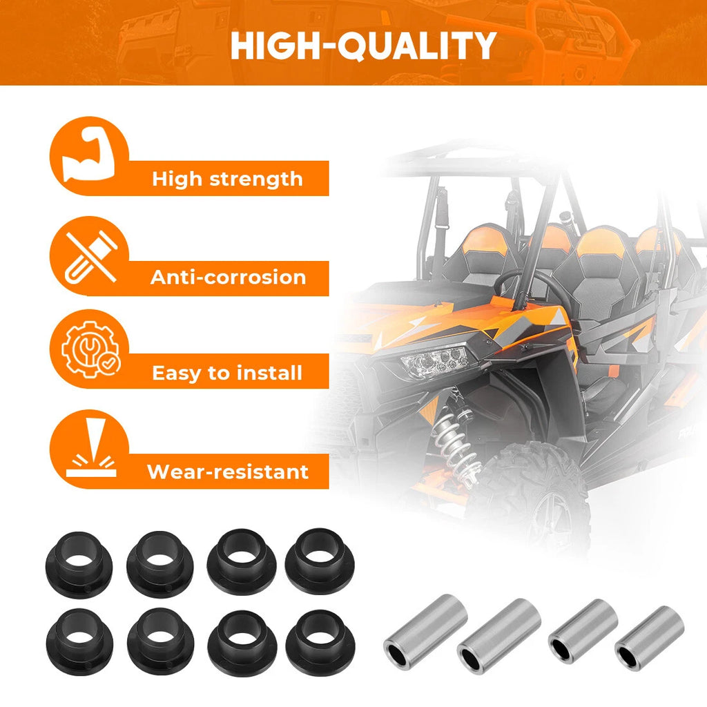 Front Shock Bushings Sleeve Kit for Polaris RZR 800 RZR 570 (2008–2022)