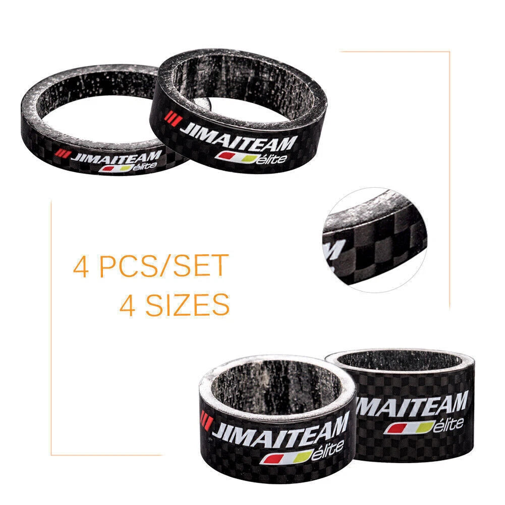 28.6mm Carbon Fiber Handle Bar Stem Spacers for Road Bicycle