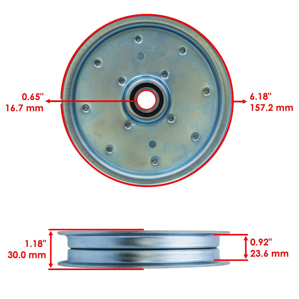 Deck Pulley Replacement for John Deere Z325E Z515E Z735M Z540M (2000–2000)