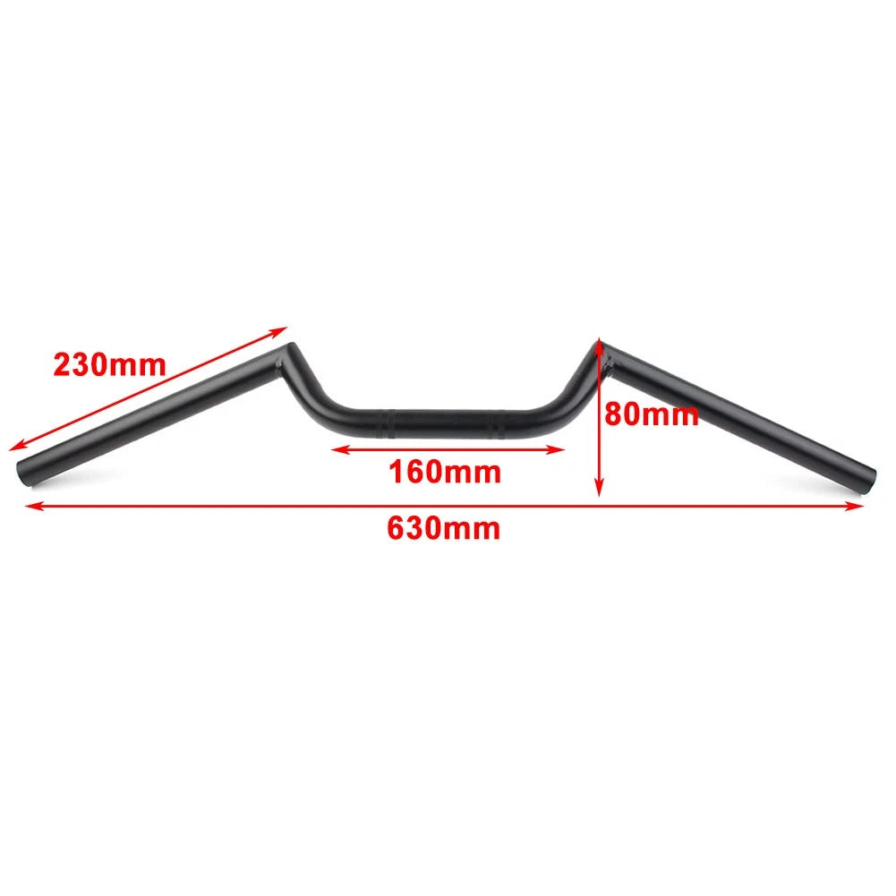 7/8" Diameter Universal Handlebars for Cafe Racer Motorcycle (Universal)